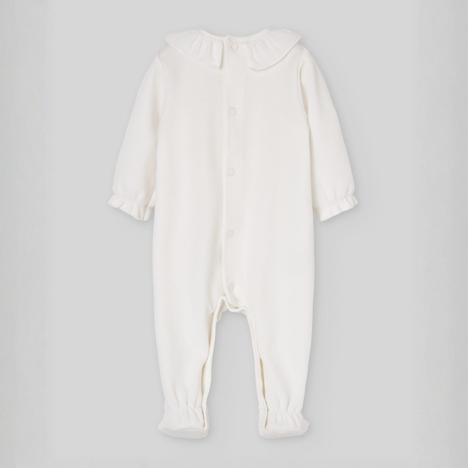 Babygrow laminado pérola recém nascido menina da Paz Rodriguez "Ternura"
