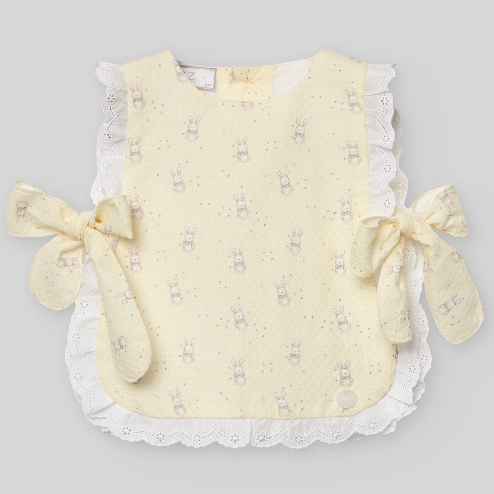 Conjunto blusa e calção amarelo menina da Paz Rodriguez "Albor"