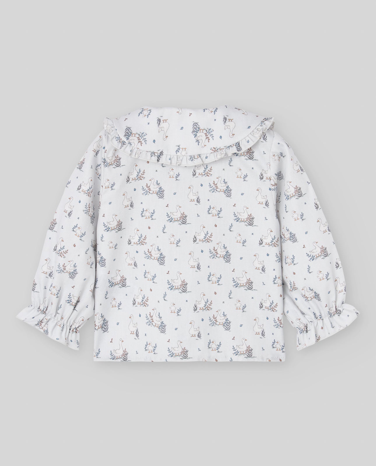 Conjunto blusa estampada e calção castanho da Paz Rodriguez "Terra"