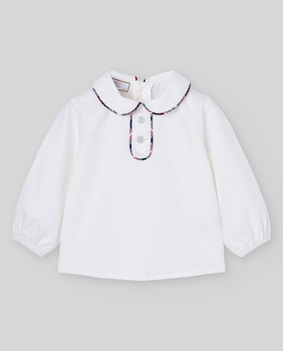 Conjunto blusa e calção xadrez com alças da Paz Rodriguez "Nadal"