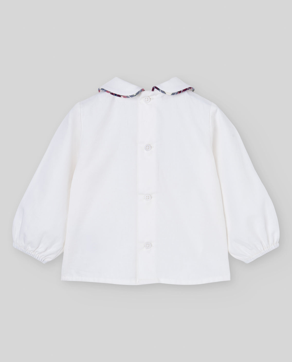 Conjunto blusa e calção xadrez com alças da Paz Rodriguez "Nadal"
