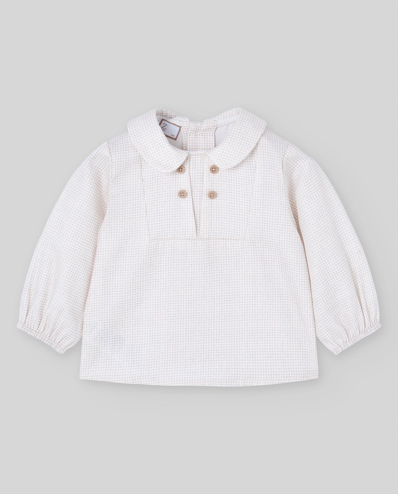 Conjunto calção bege e blusa estampada da Paz Rodriguez "Mel"