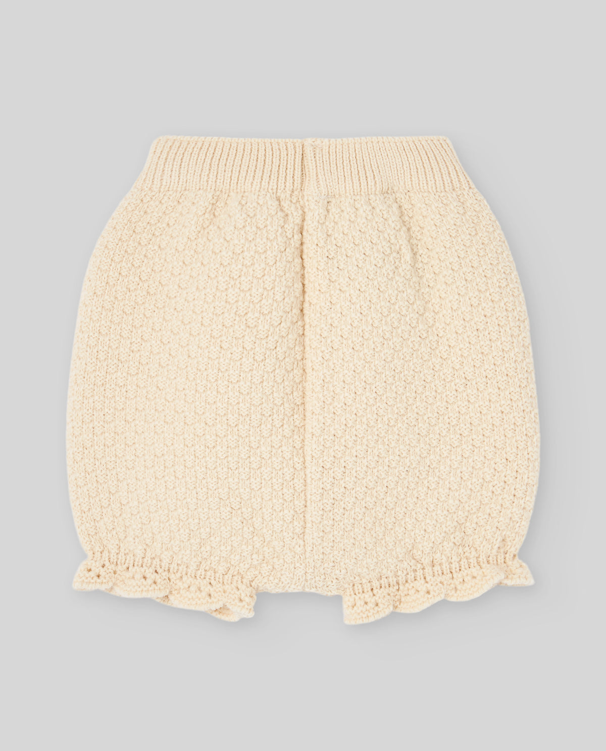 Conjunto calção malha bege e blusa pérola estampada da Paz Rodriguez "Mel"