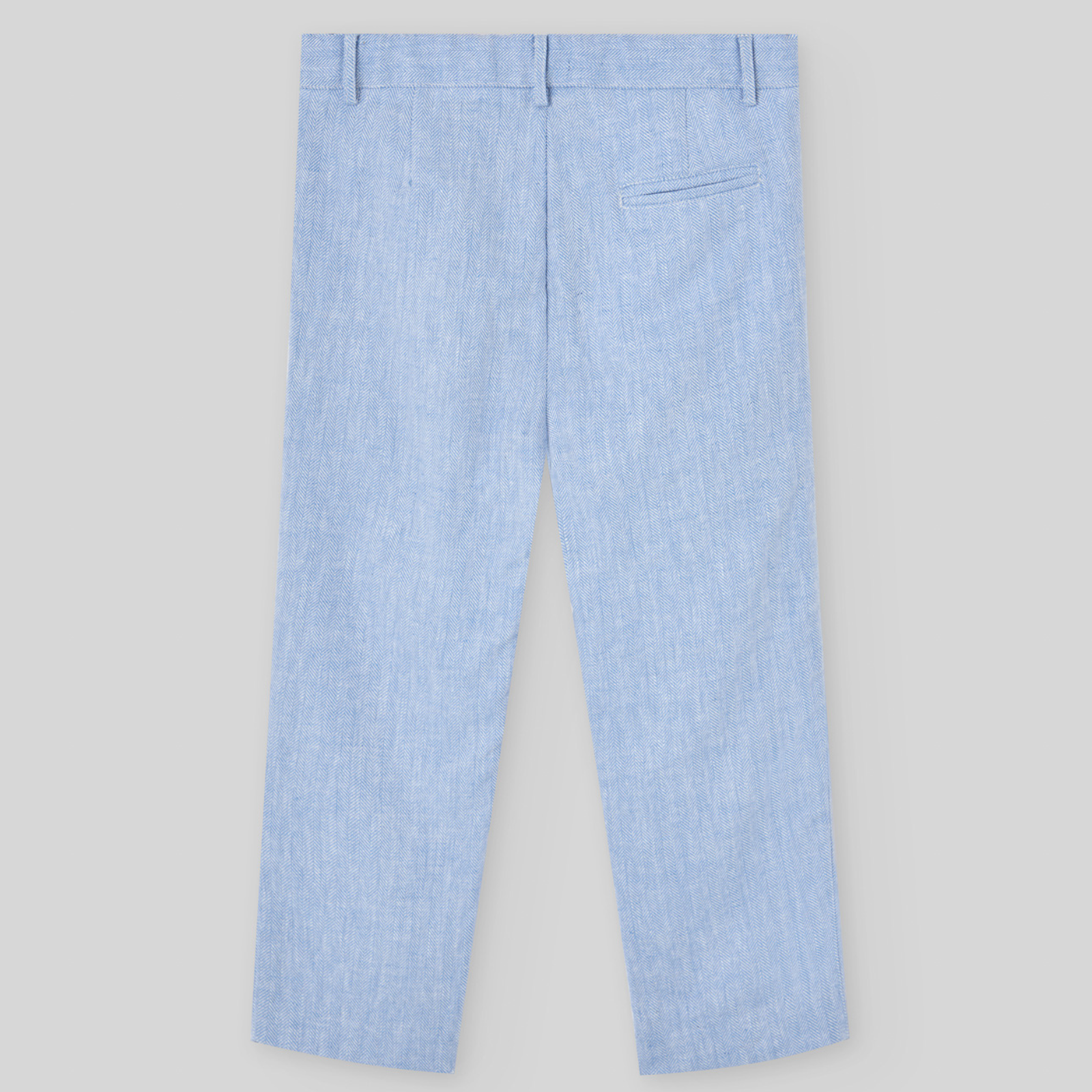 Calça linho azul da Paz Rodriguez "Cerimónia"