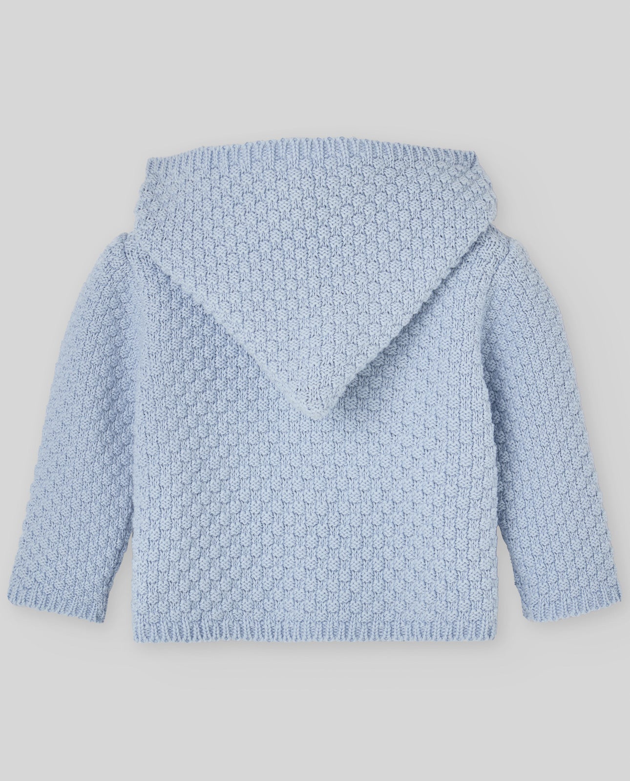 Abrigo em malha azul da Paz Rodriguez "Espuma"