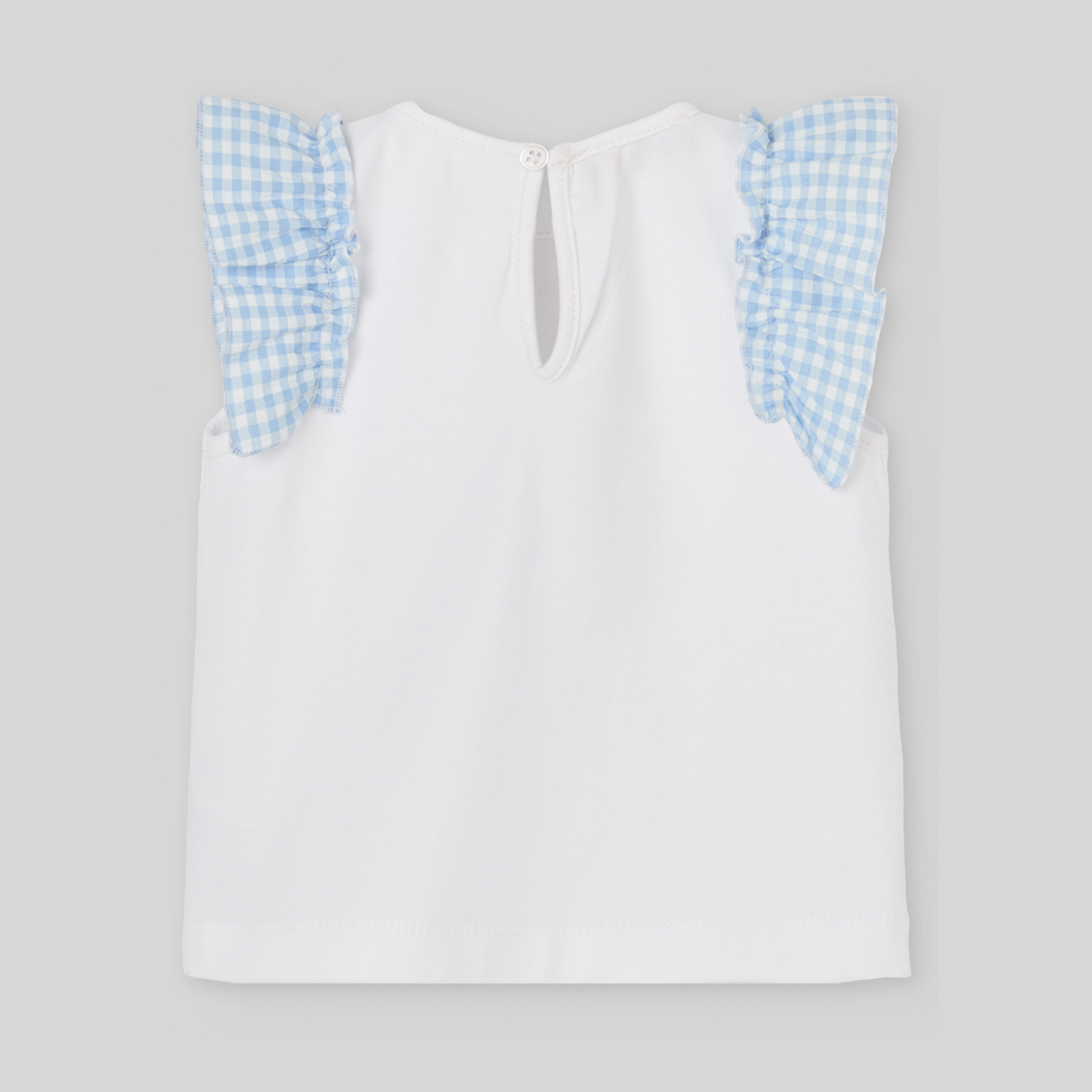 Conjunto t-shirt e tapa fralda azul da Paz Rodriguez "Anade"