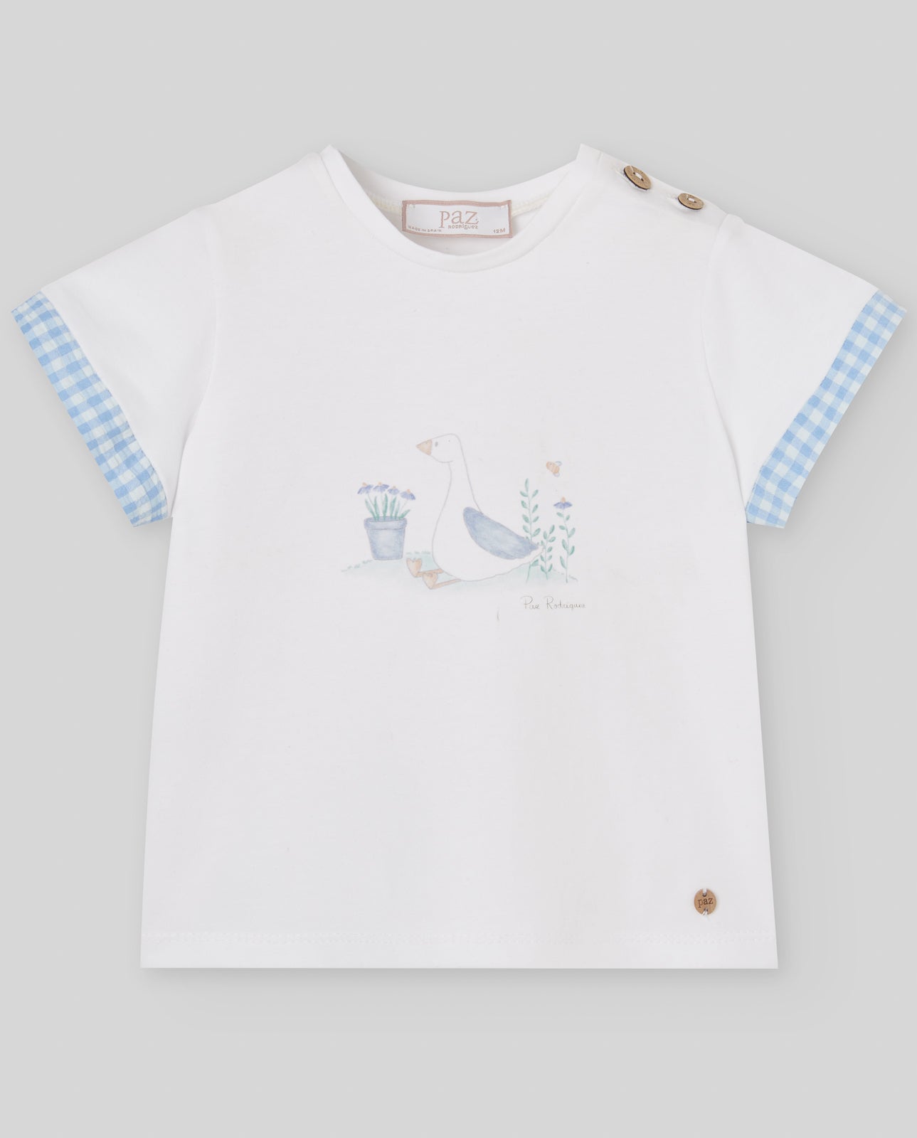 Conjunto t-shirt e calção azul da Paz Rodriguez "Anade"