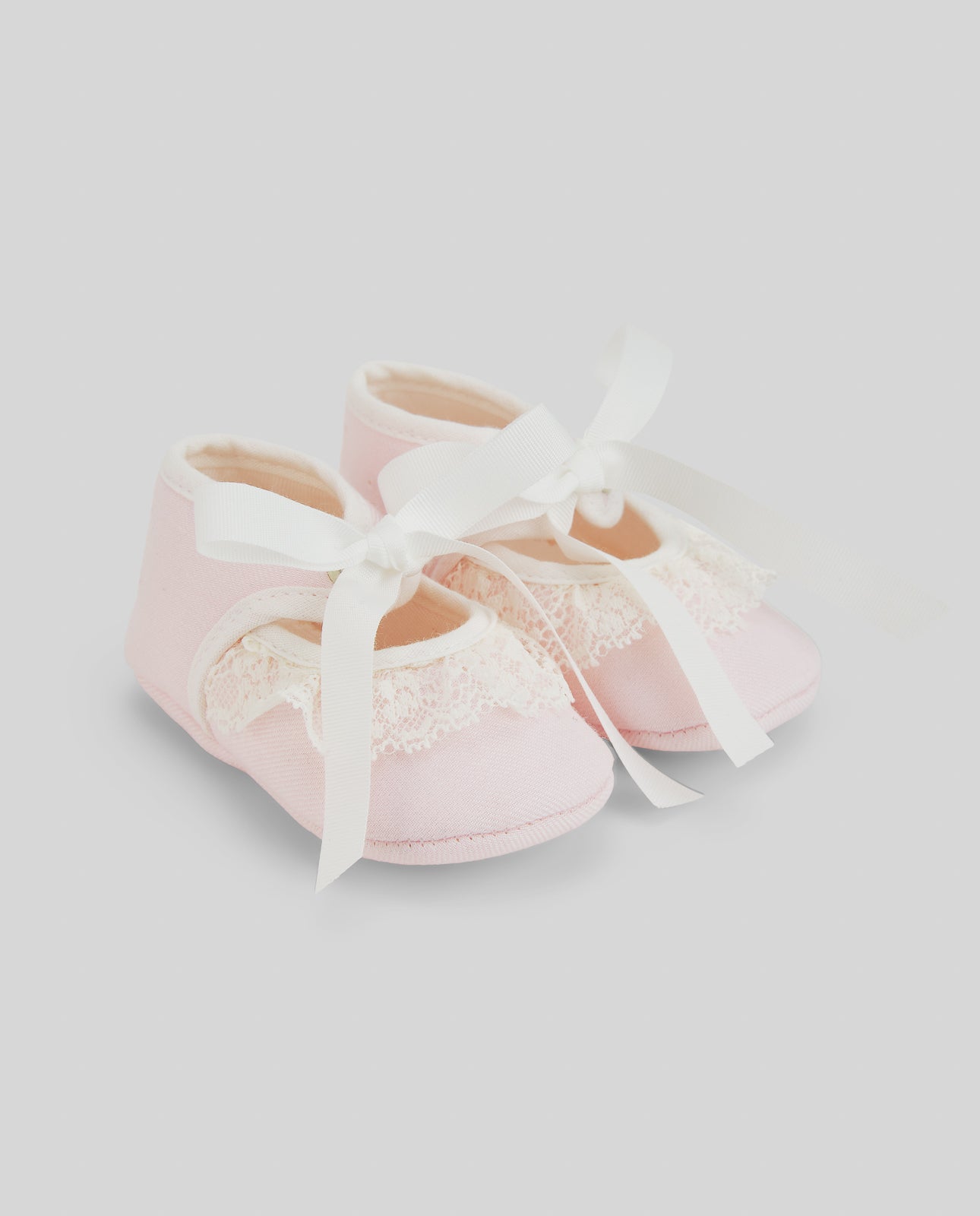 Sapatos rosa com folho da Paz Rodriguez "Nai"