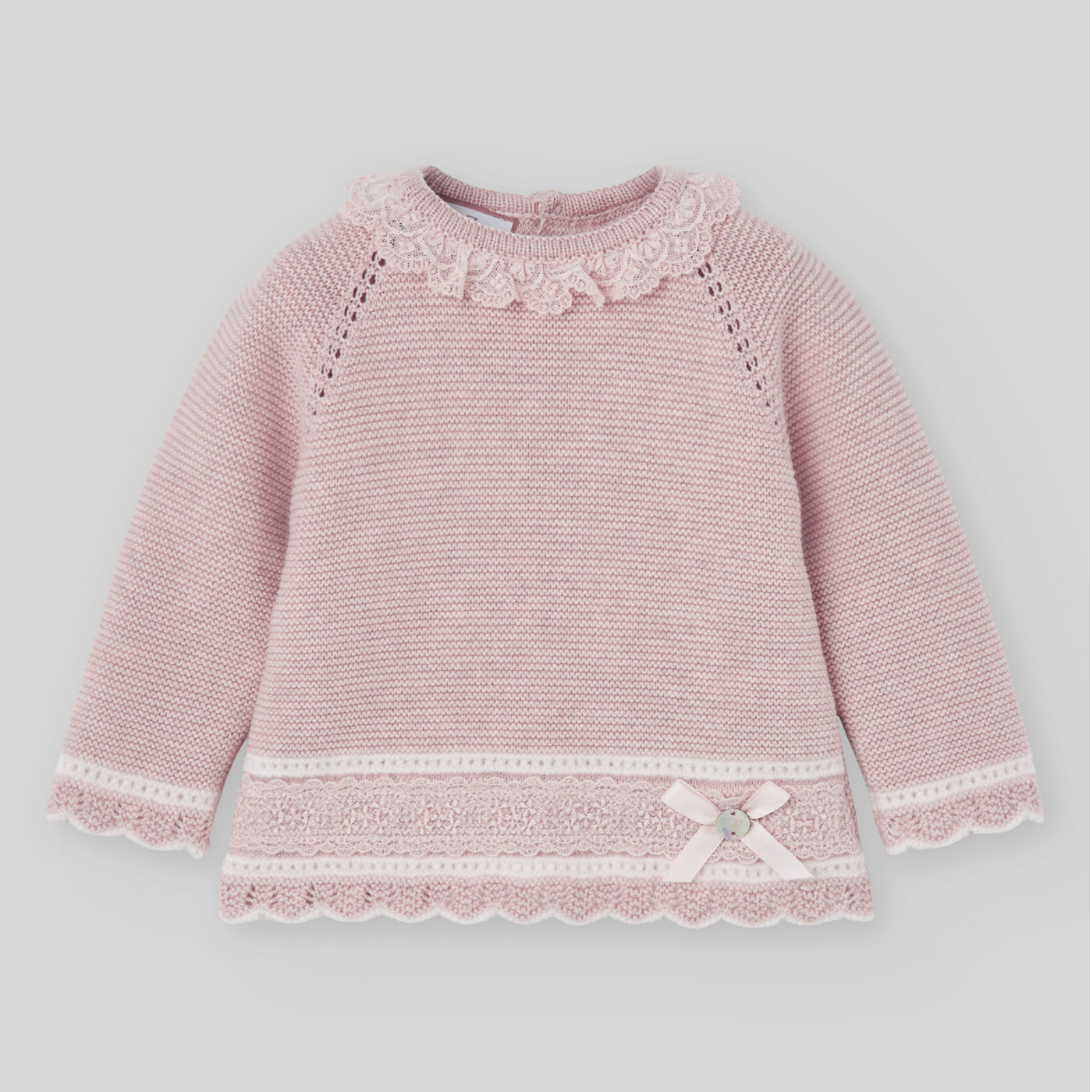 Conjunto recém nascido menina rosa da Paz Rodriguez "Lua"