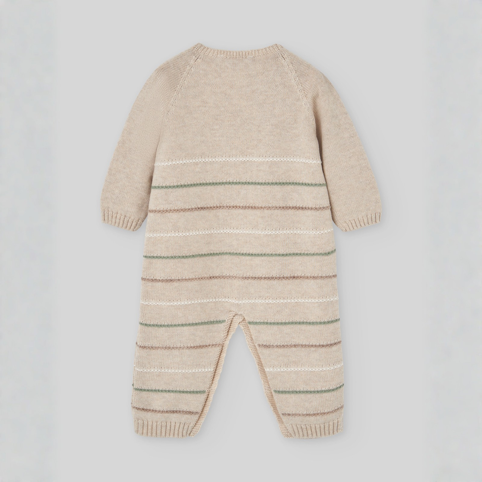 Babygrow para recém-nascido bege da Paz Rodriguez "Lumbre"