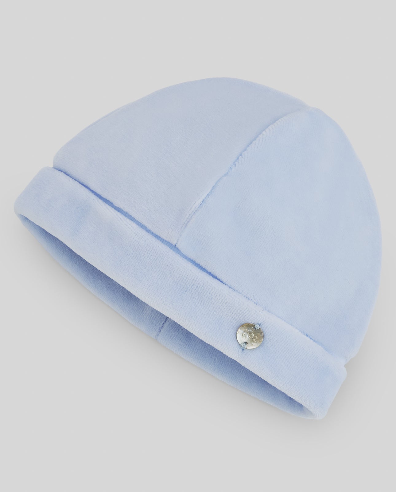 Gorro laminado azul da Paz Rodriguez "Ternura"