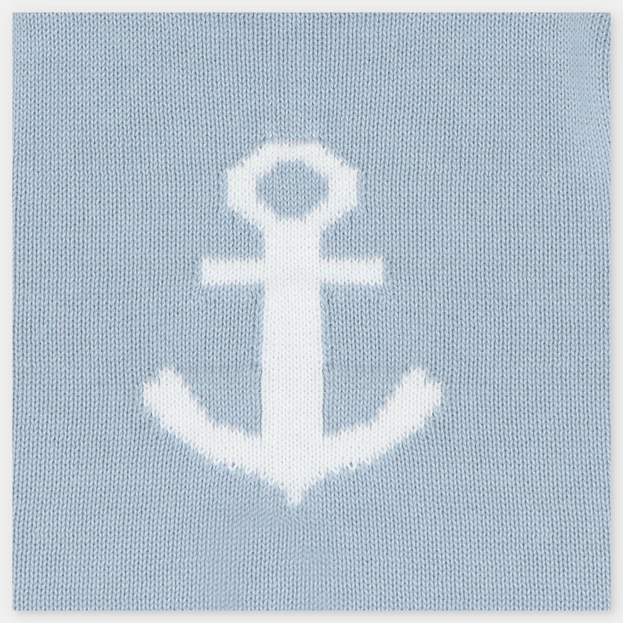Camisola de malha azul com âncora para menino da Martín Aranda "Surrey"
