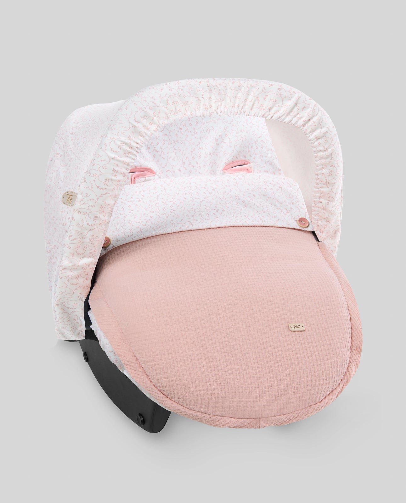 Forra e capota em rosa grupo 0+ da Paz Rodriguez "Adama"