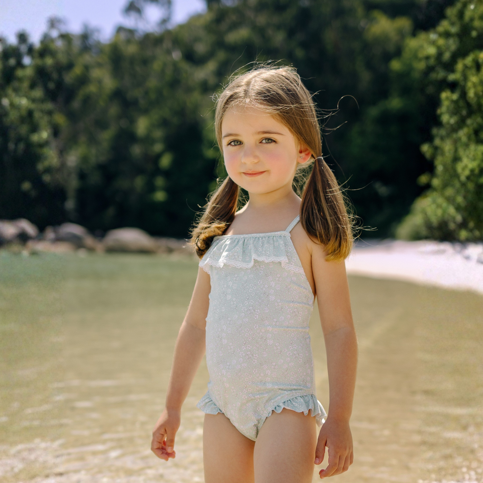 Fato banho verde da Paz Rodriguez "Baño"