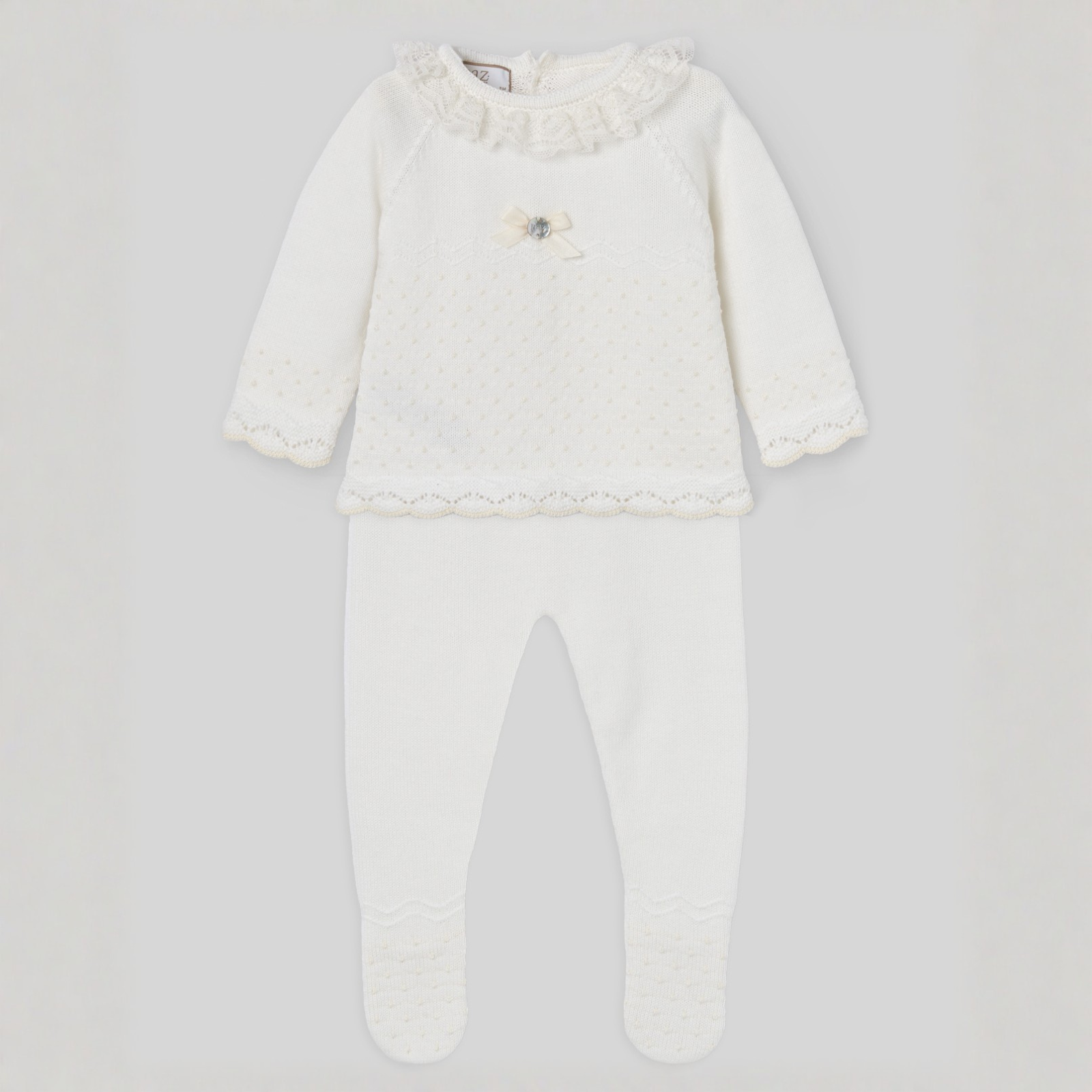 Conjunto recém nascido menina pérola da Paz Rodriguez "Paz"