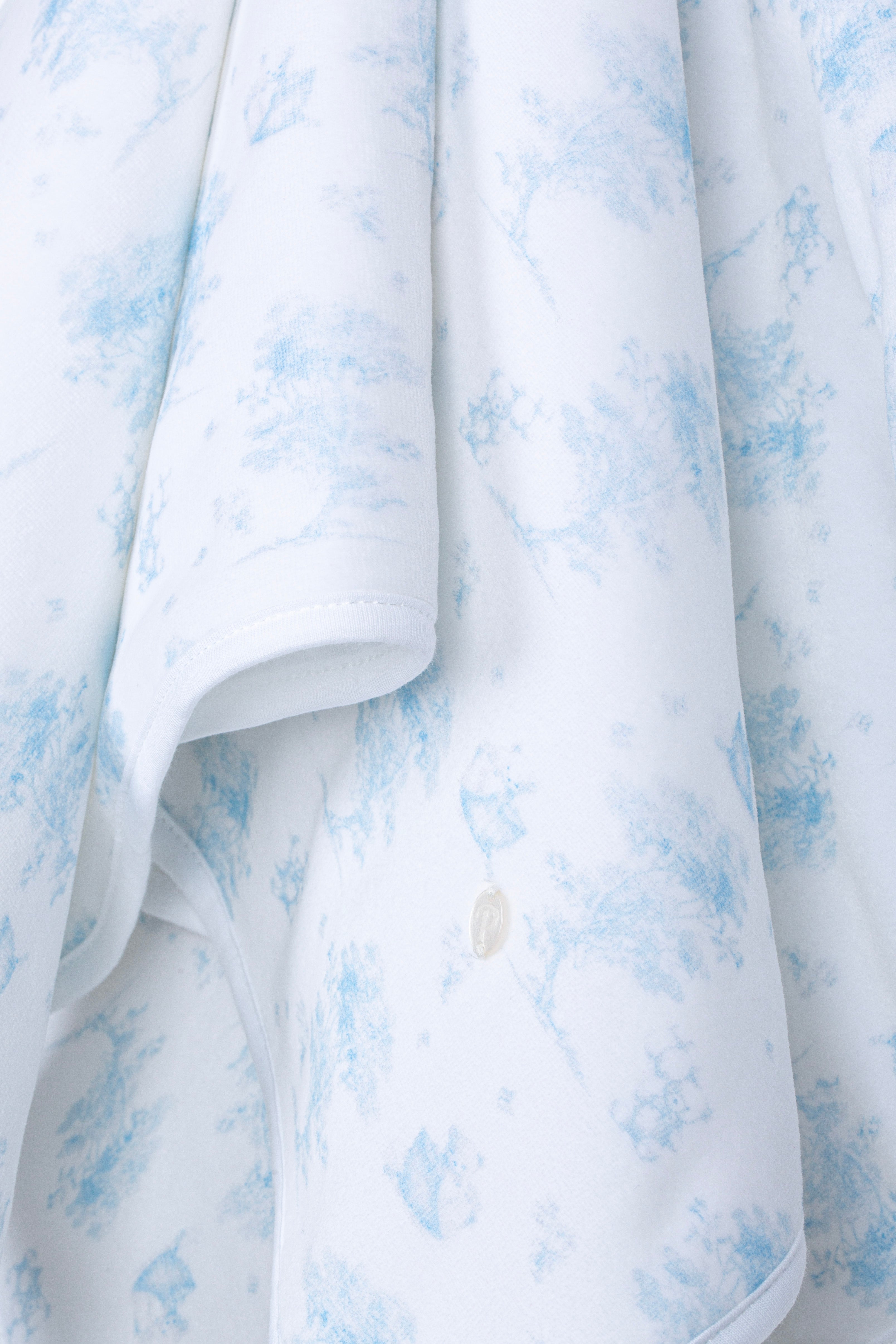 Manta azul-claro em laminado de jersey da Patachou "Blue"