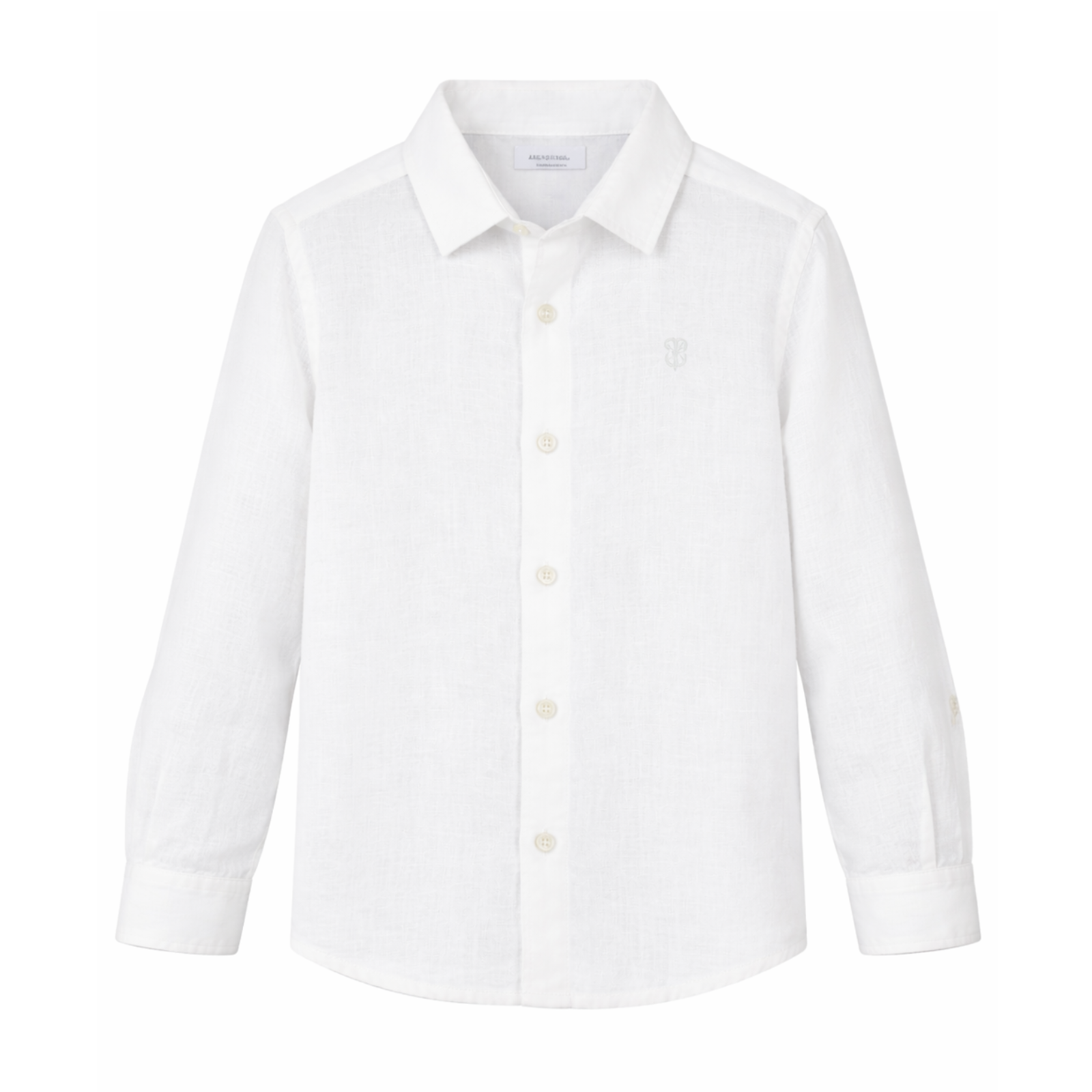 Camisa branca de linho da Patachou "Swimwear"