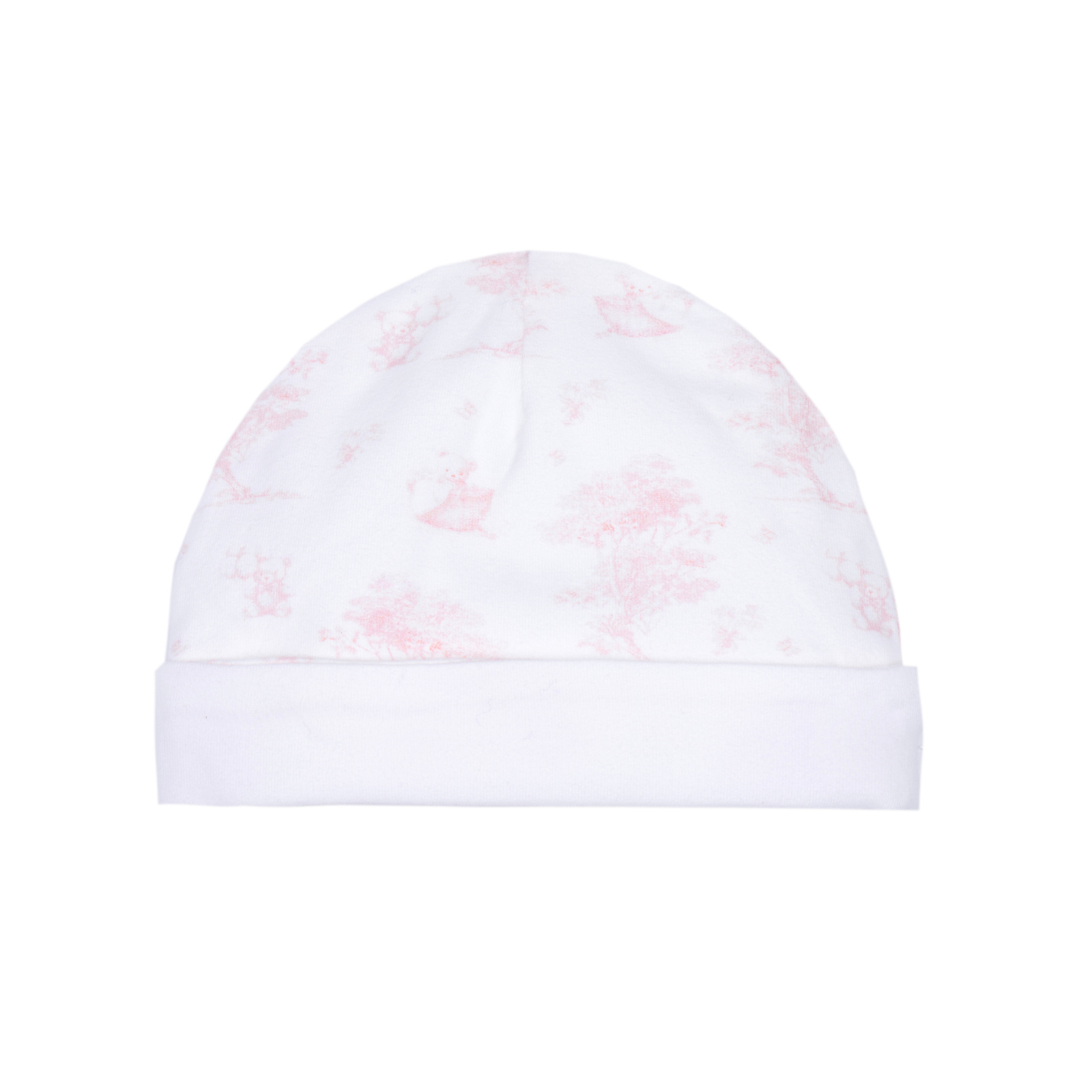 Gorro em malha para menina  cor rosa da Patachou "Basic"