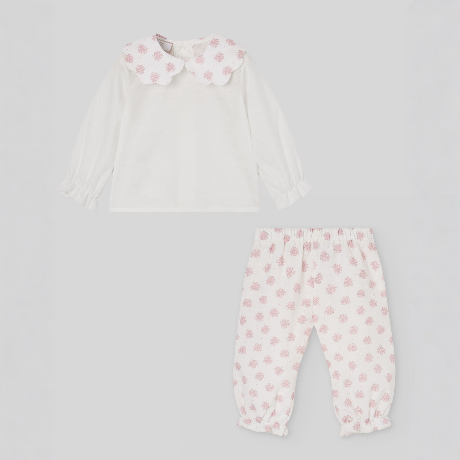 Conjunto blusa e calça menina da Paz Rodriguez "Mimosa"