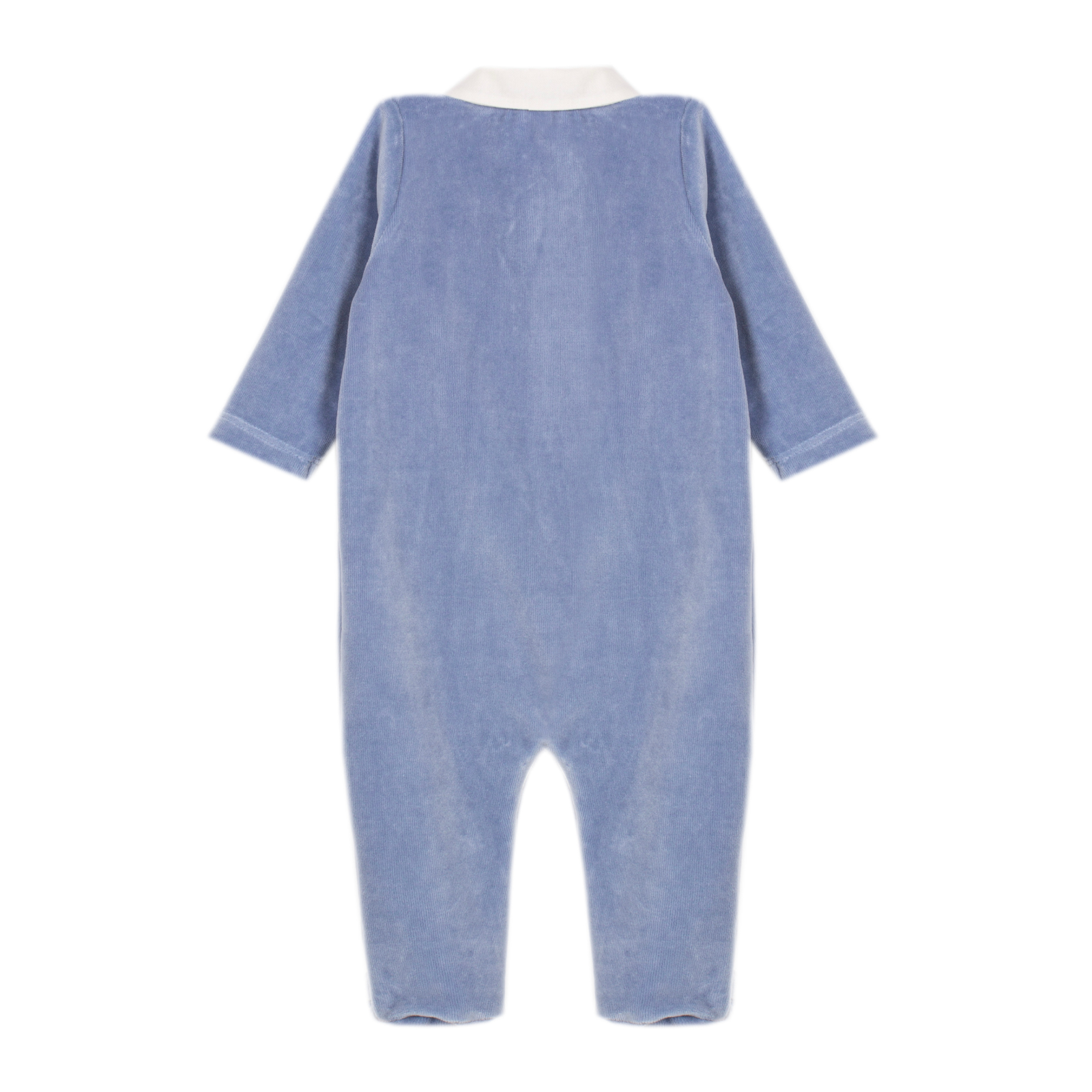 Babygrow azul com ursinho frontal da Patachou "Blue"