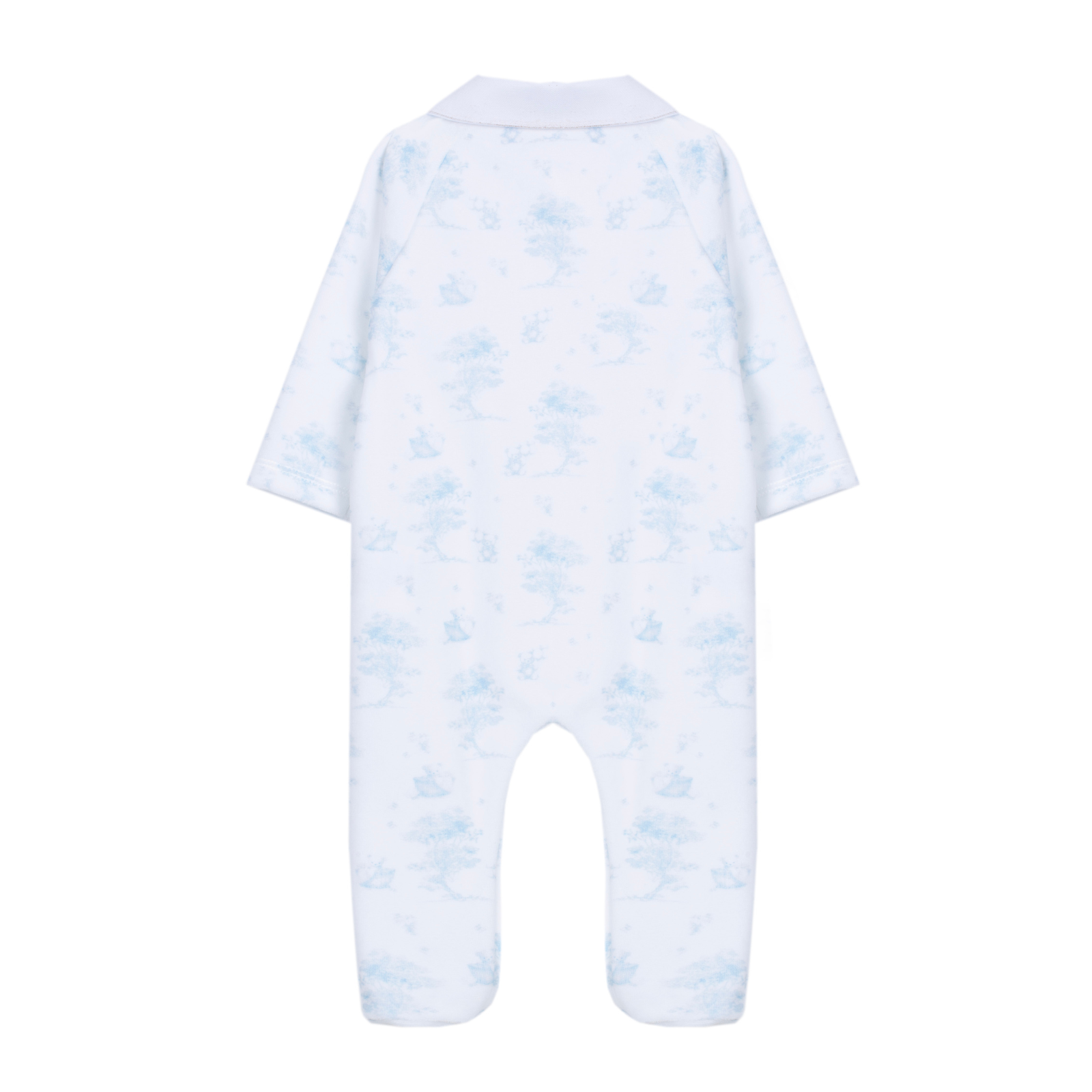 Babygrow para menino em estampado azul da Patachou "Blue"