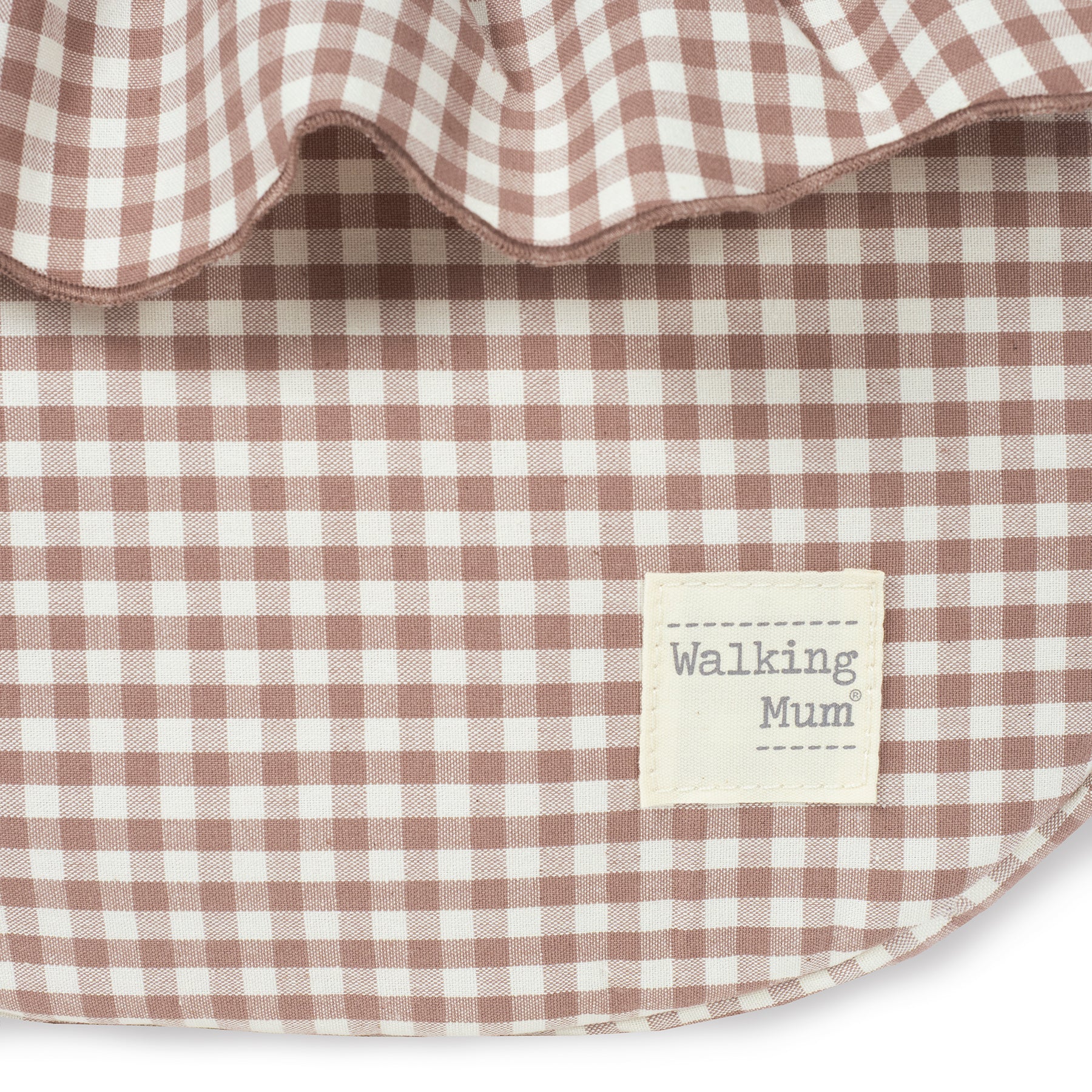 Bolsa de passeio Gôndola da Walking Mum "Praliné Vichy Moka"