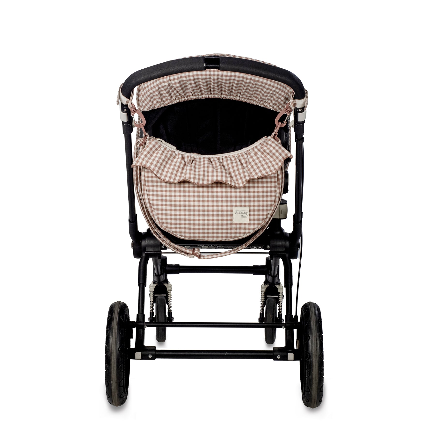 Bolsa de passeio Gôndola da Walking Mum "Praliné Vichy Moka"