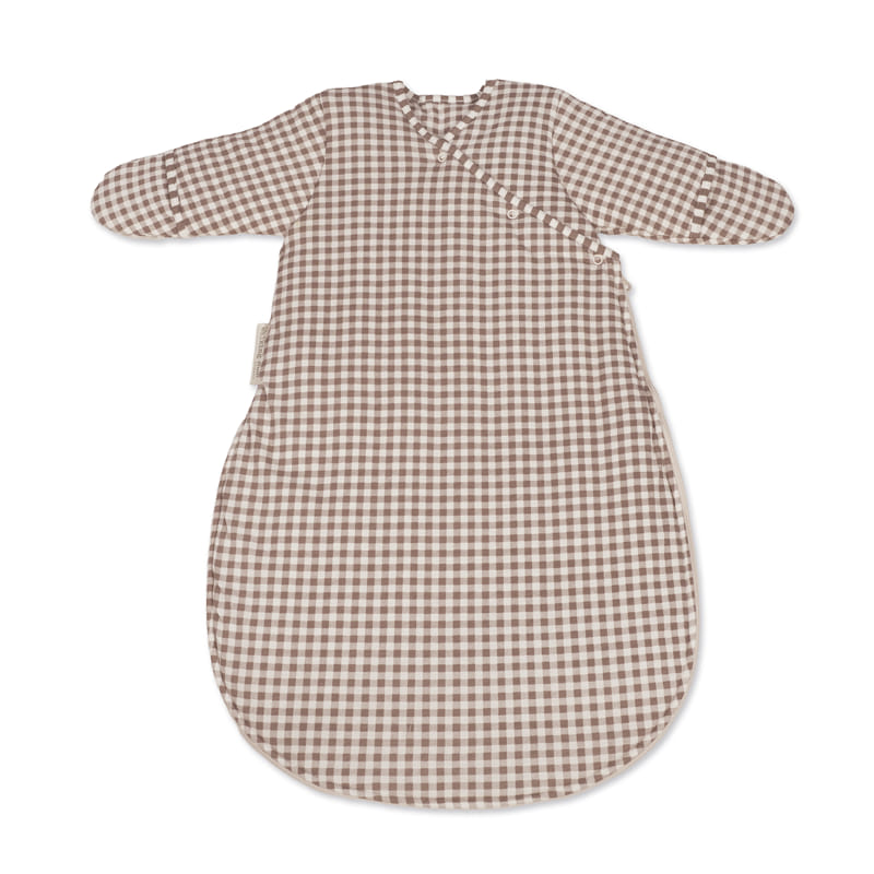 Saco de dormir TOG 2.5 da Walking Mum "Praliné Vichy Moka"