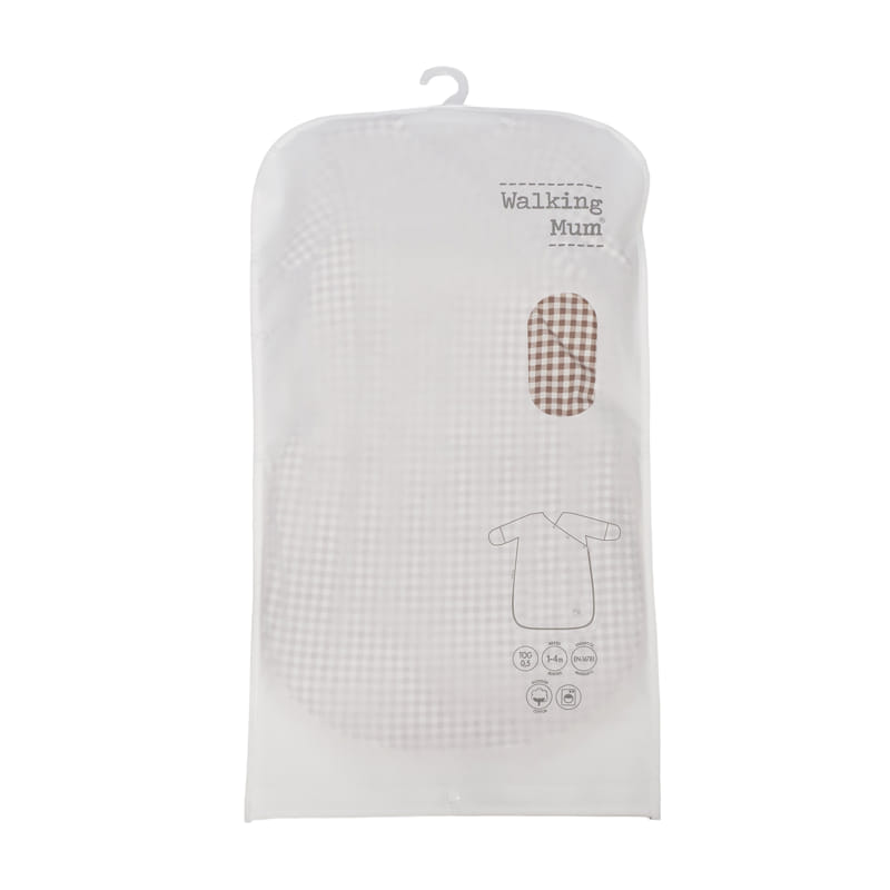Saco de dormir TOG 2.5 da Walking Mum "Praliné Vichy Moka"