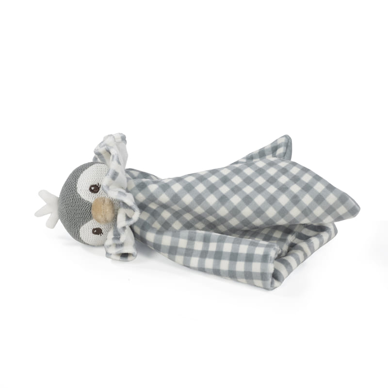 Peluche doudou Pinguim da Walking Mum "Praliné Matcha"