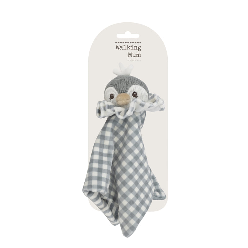 Peluche doudou Pinguim da Walking Mum "Praliné Matcha"