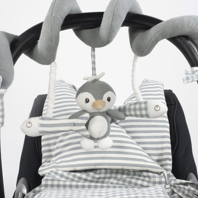 Peluche atividade Pinguim da Walking Mum "Praliné Matcha"