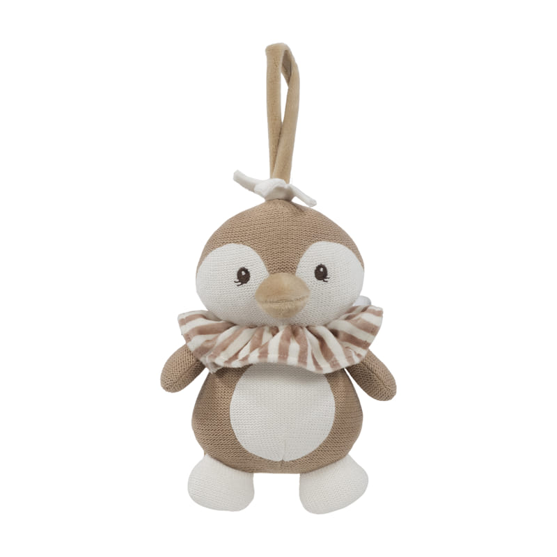Peluche musical Pinguim da Walking Mum "Praliné Moka"