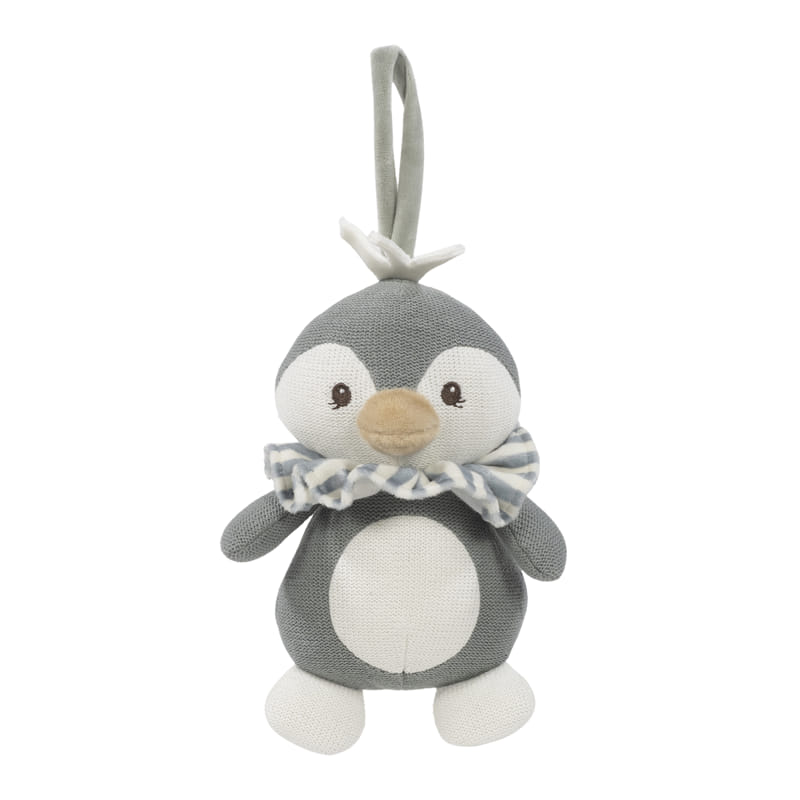 Peluche musical Pinguim da Walking Mum "Praliné Matcha"