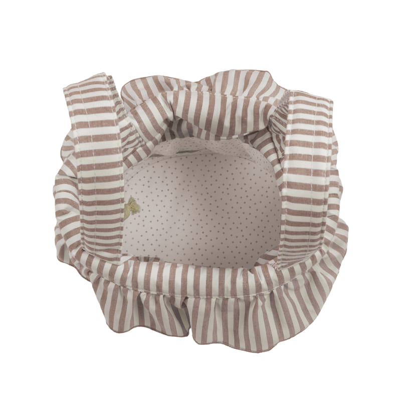 Bolsa de passeio Bucket da Walking Mum "Praliné Strips Moka"