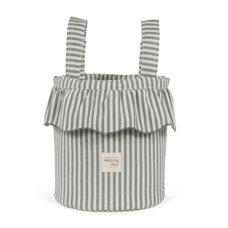 Bolsa de passeio Bucket da Walking Mum "Praliné Strips Matcha"