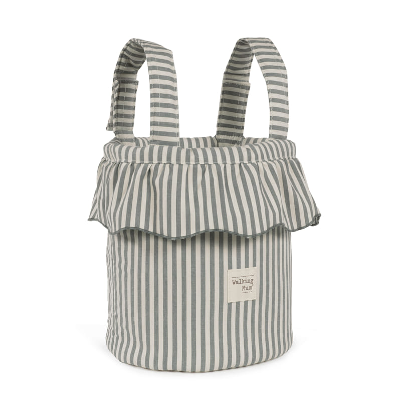 Bolsa de passeio Bucket da Walking Mum "Praliné Strips Matcha"