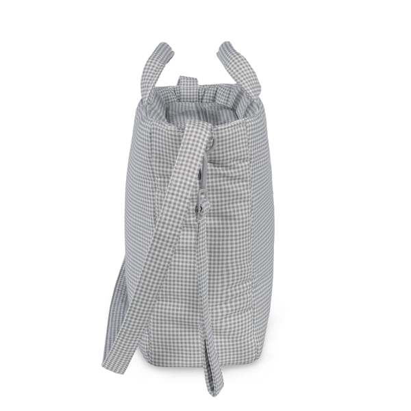 Bolsa de passeio da Pasito a Pasito "Little Bloom Vichy Grey"