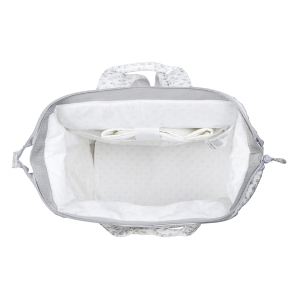 Mochila da Pasito a Pasito "Little Bloom Flowers Grey"