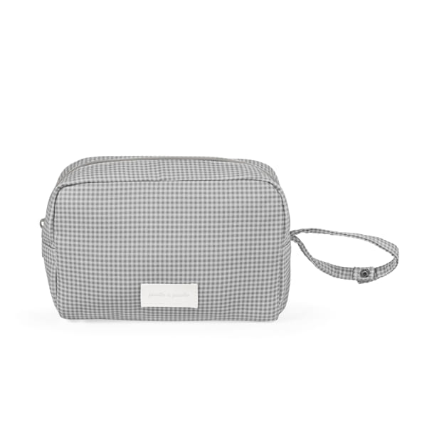 Necessaire da Pasito a Pasito "Little Bloom Vichy Grey"
