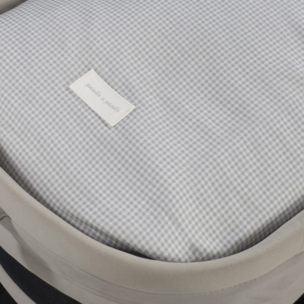 Saco de dormir da Pasito a Pasito "Little Bloom Vichy Grey"