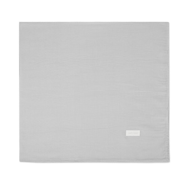 Musselina 120 x 120 cm da Pasito a Pasito " Little Bloom Vichy Grey"