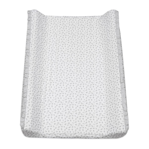 Trocador de fraldas da Pasito a Pasito "Little Bloom Flowers Grey"