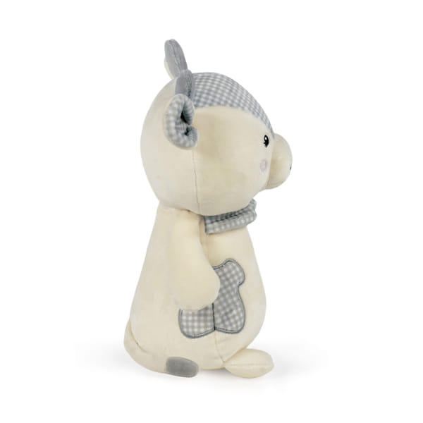 Peluche vaquinha da Pasito a Pasito "Little Bloom Gris"
