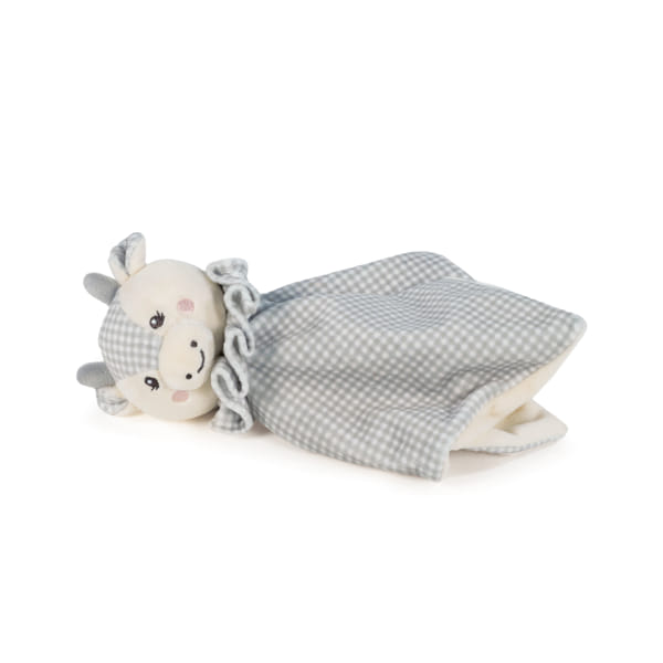 Peluche vaquinha doudou da Pasito a Pasito "Little Bloom Gris"