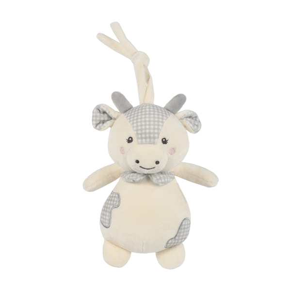 Peluche musical vaquinha da Pasito a Pasito "Little Bloom Gris"