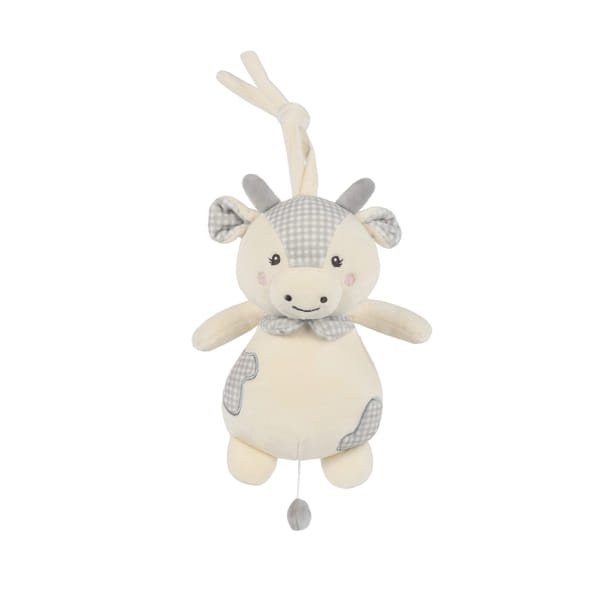 Peluche musical vaquinha da Pasito a Pasito "Little Bloom Gris"