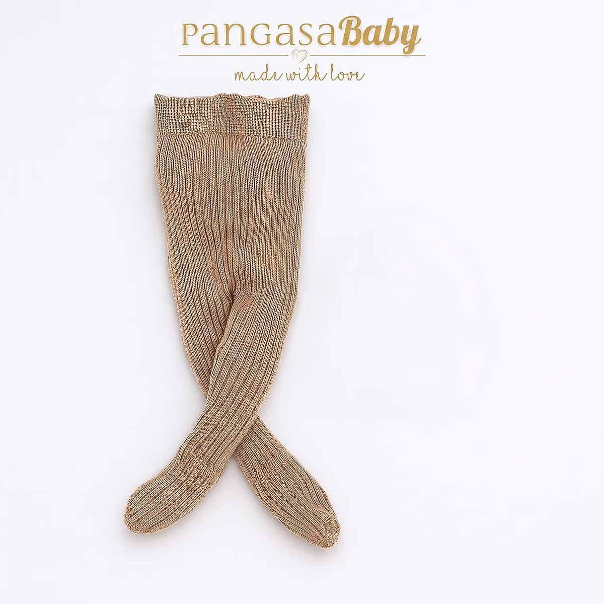 Meia calça camel da Pangasa "Luxury Camel"