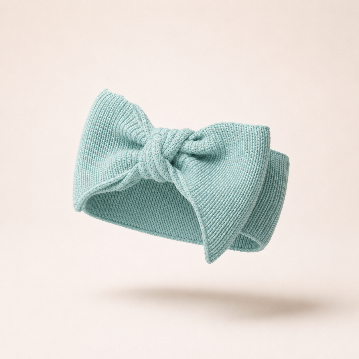 Fita de malha verde água para bebé menina "Vichy mood"