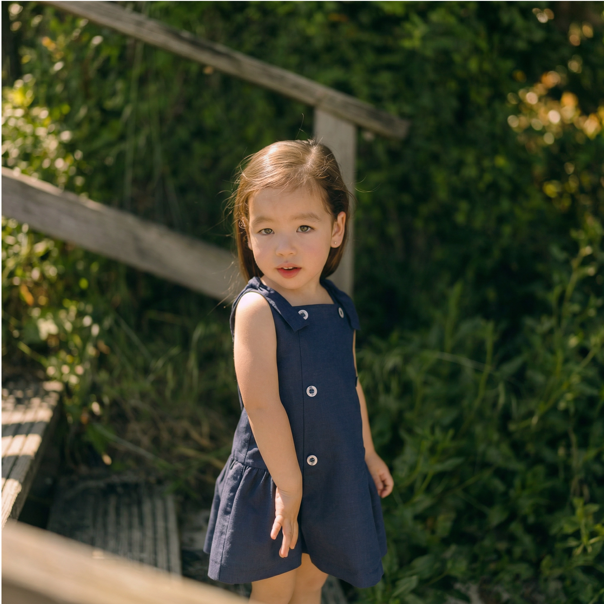 Vestido azul da Paz Rodriguez "Eslora"